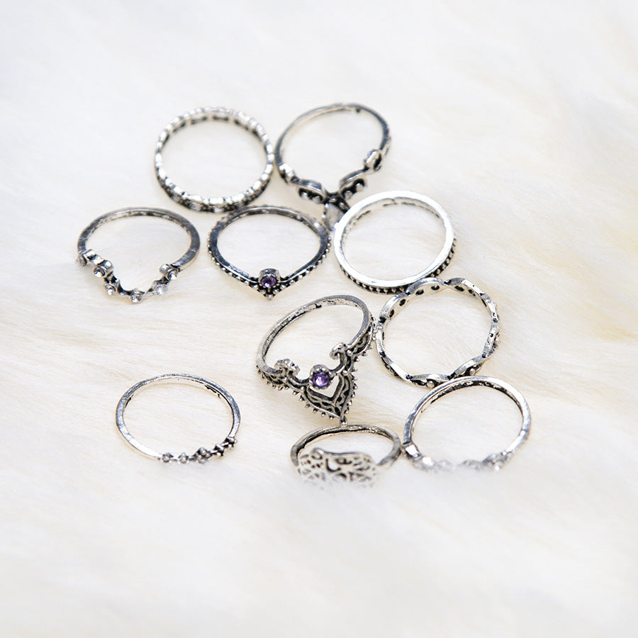 Jecora Bohemian ring set